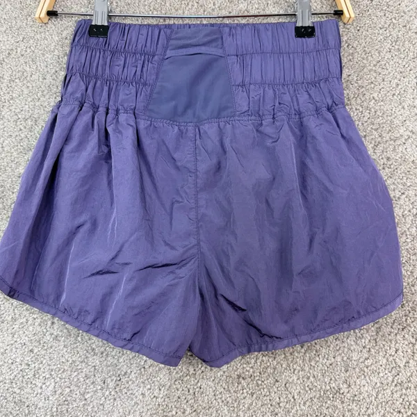 FP Movement The Way Home Short Size XS Purple High Rise Smocked Running Athletic - Image 2