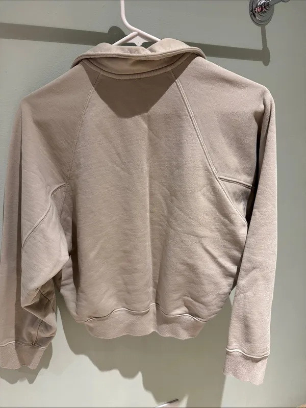 Uniqlo Tan Zip-Neck Pullover - Image 3