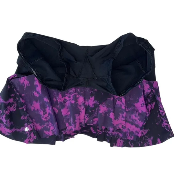 Lululemon Hit Your Stride Skirt Breezie Regal Plum Black / Black Size 10 Skort - Image 10