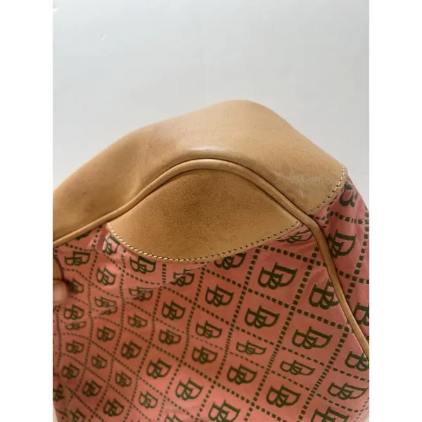 Dooney & Bourke Y2K Vintage Pink Monogram Messenger Shoulder Bag Purse - Image 10
