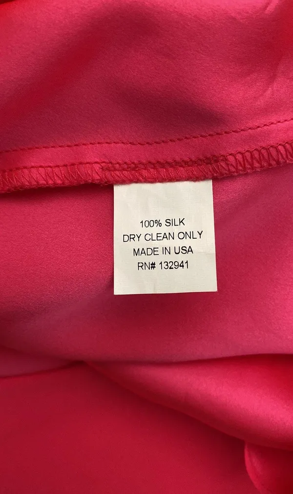 Amanda Uprichard Pink Silk Dress - Image 5
