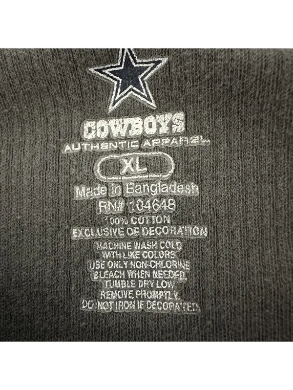 Women's Cowboys 3/4 Sleeve T Shirt Top Size XL Extra Large Blue Dallas Footbal - Image 6