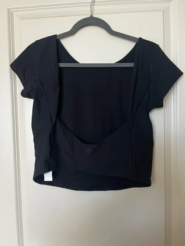 Aerie Open Back Top Ribbed - Image 2