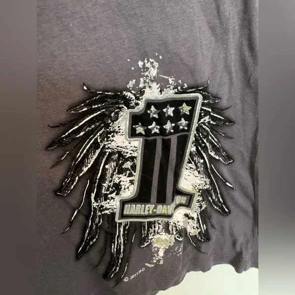 Harley-Davidson Short Sleeve Biker Tee Size X-Large - Image 4