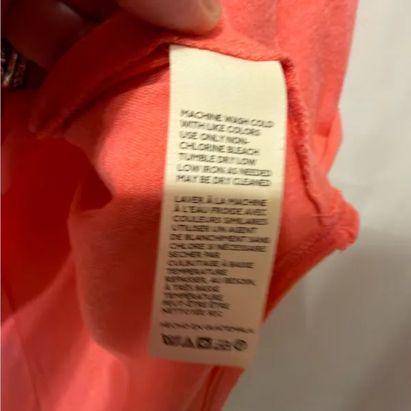 We The Free NWOT Free People Just Chill Slouchy Draping Top Size Large, Tangerine - Image 6