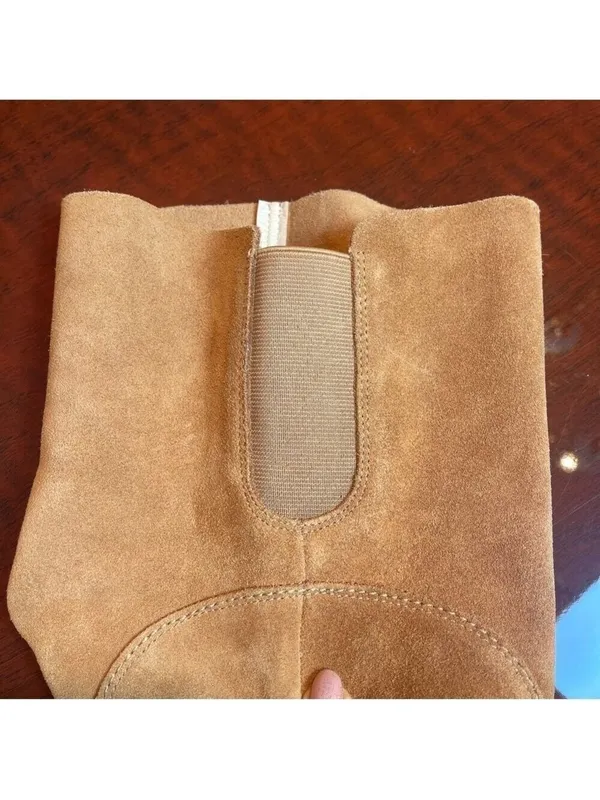 Kelsi Dagger Brooklyn Logan over-the-knee boot in brown chestnut suede Sz 6.5 - Image 13