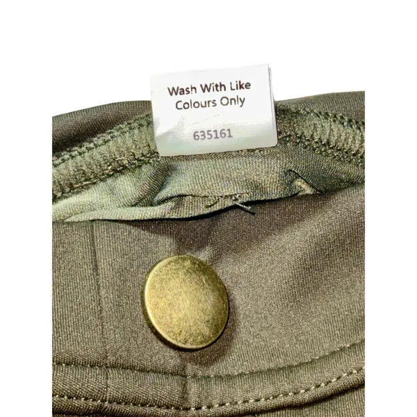 NEW Halara Green Gold Snap Pockets Casual Cargo Utility Mini Skirt Womens Size M - Image 4