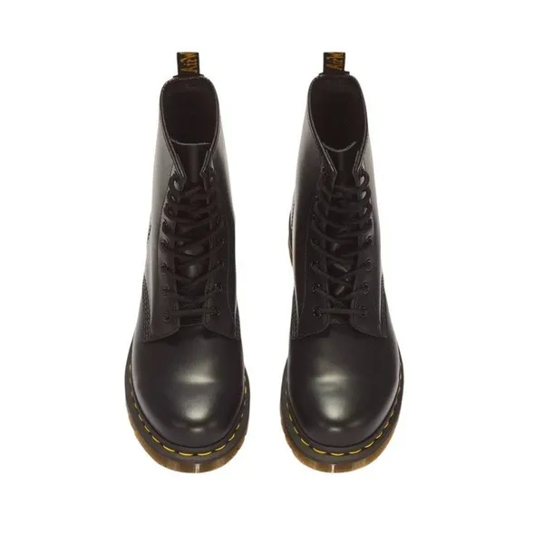NEW Dr. Martens 1460 GUARD PANEL Black LEATHER LACE UP Black BOOTS Combat US 9 - Image 6