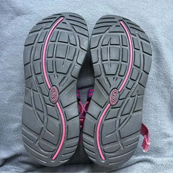 Chaco Women's Pink and Blue Sandals - Image 5