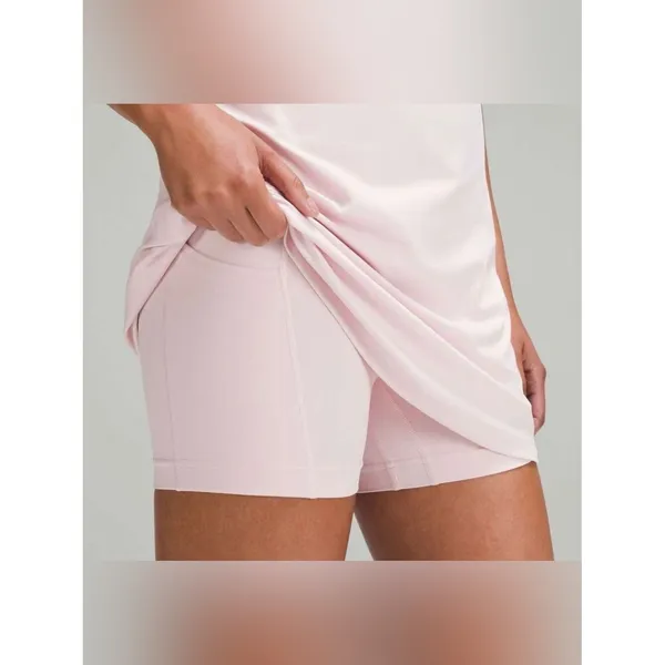 Lululemon Align Dress FLUSH PINK Mini Built in Shelf Bra /‎ Shorts 4 NWT - Image 3