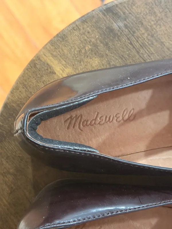 Madewell Dark Brown Leather Loafers - Image 4