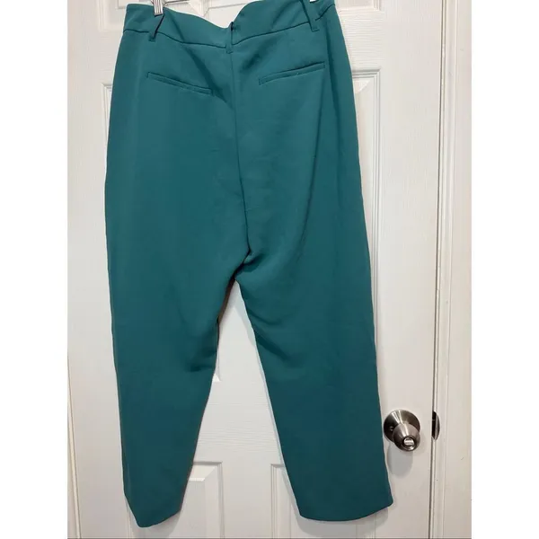 Aritzia Wilfred carrot pant teal size 16 - Image 2