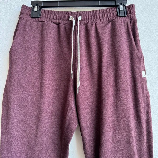 Vuori Pants Womens Small Performance Ruby Red Jogger Drawstring Lightweight - Image 2