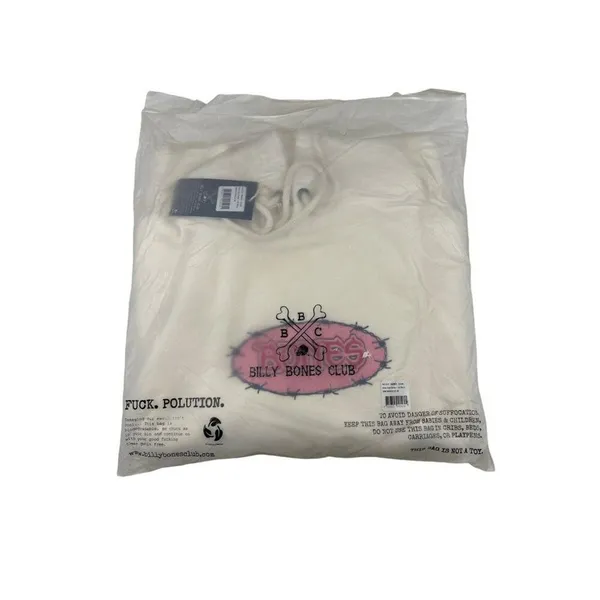 Billy Bones Club - Bones Bar Hoodie in Off-white and Pink - Image 2