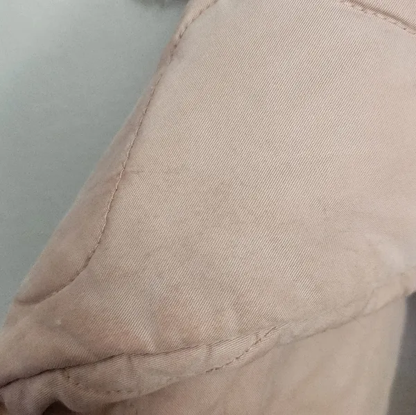 BLANK NYC Tencel Pink Drop Shoulder Quilted Oversize Jacket Boho Chic Fall M - Image 12
