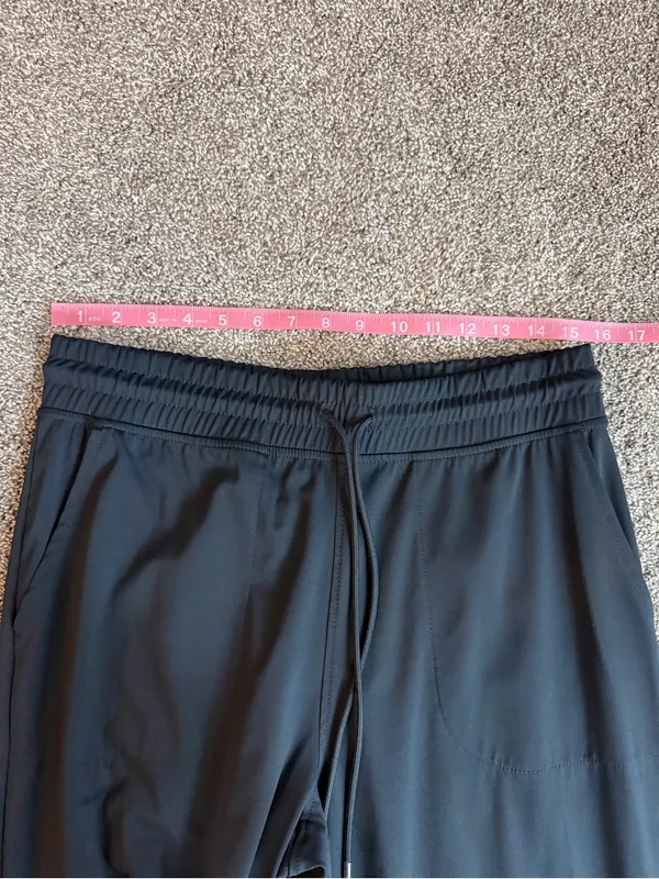 SAGE Collective Women’s Black Stretch Jogger Pants Drawstring Pockets M - Image 3