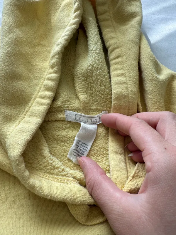 Yellow Tilly’s Smilely Face Hoodie - Image 6