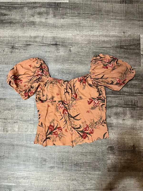 REFORMATION Berry Top in Cecille - Image 4