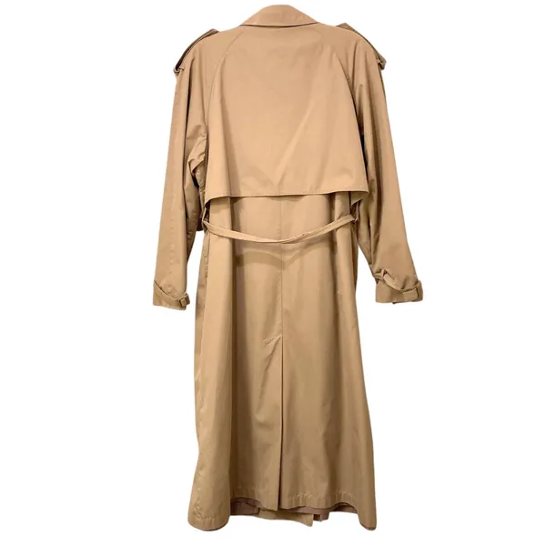 Amanda Smith Women's Khaki Double-Breasted Trench Coat w Removable Liner Size 16 - Image 2