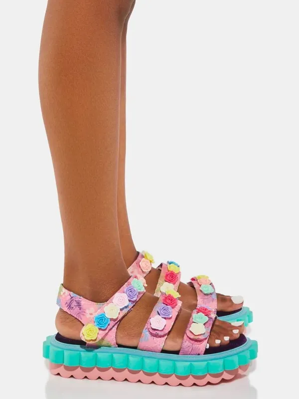 Dolls Kill | Irregular Choice Momento Platform Sandals Size 39 - Image 2