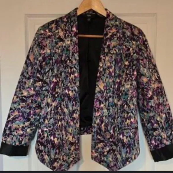 ✨Retro Y2K Watercolor Blazer✨Size M - Image 11
