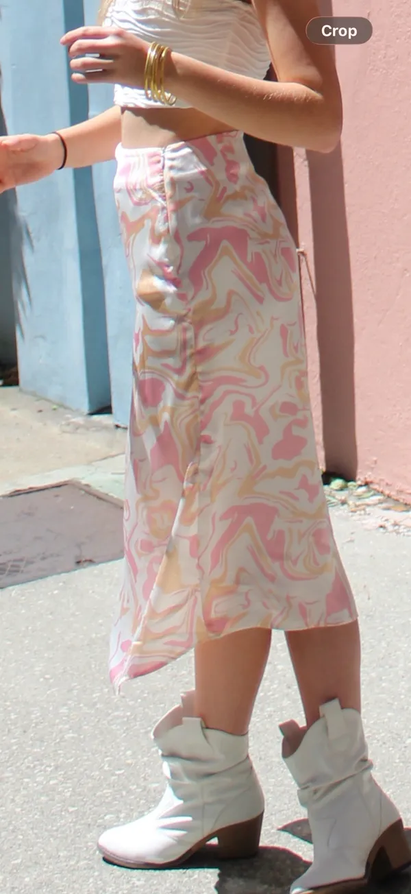 Boutique midi skirt Pink - Image 2