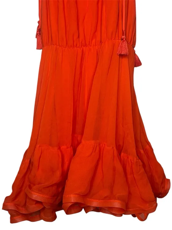 Alexis Monic Silk Halter Dress Small - Image 4