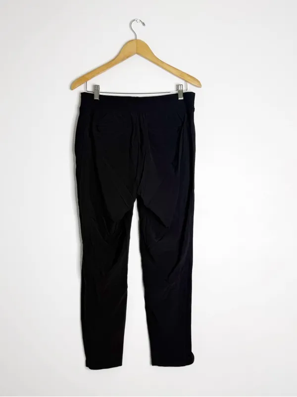 Athleta Black Slim Ankle Pants Size 6 Stretch Pull On Work Travel - Image 6