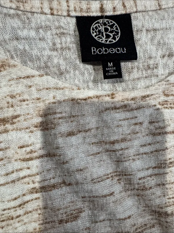 bobeau Cream to Teal Gradient Short Sleeve Tee - Image 2