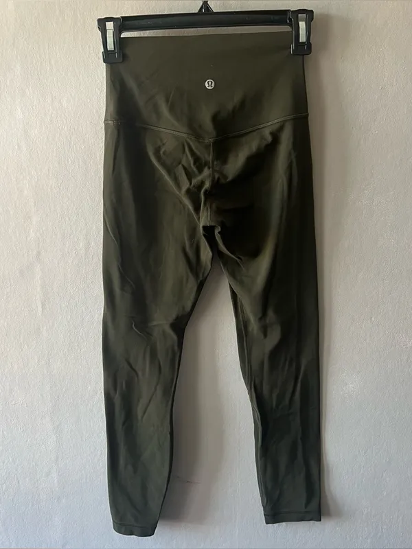 Lululemon Sage Green High Rise Align Leggins 25” Inseam Size 4 - Image 4