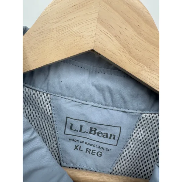 L.L. Bean Blue Button‎ Front Shirt Women XL Fishing Vented Outdoors Lightweight - Image 5