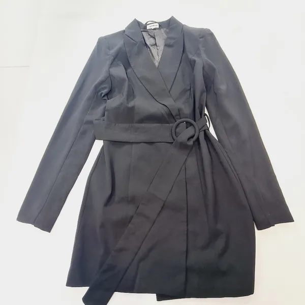 Superdown Joan Belted Blazer Dress in Black Small - Image 3