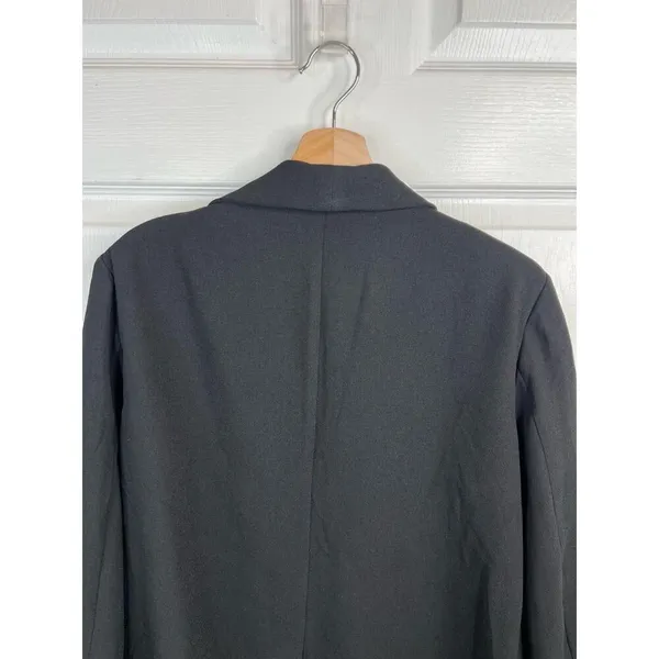 BCBGeneration Black Single-Button Notched Lapel Blazer Jacket Size S - Image 8