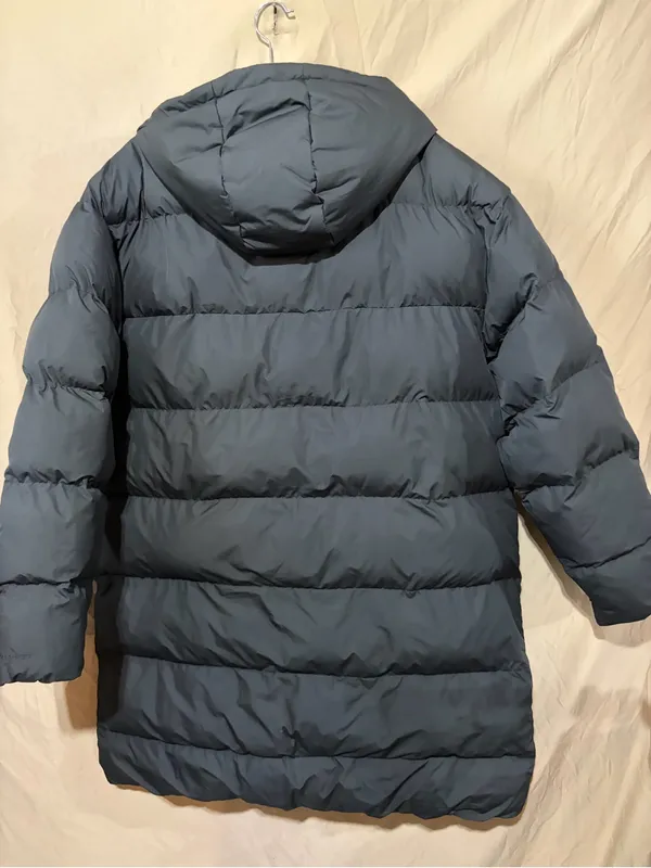 Nike Puffer Parka Jacket Women’s SZ L Black Therma-FIT Loose Hooded FD8272-010 - Image 3