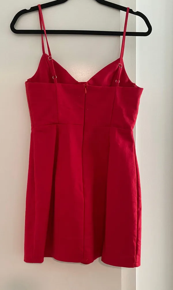 Princess Polly Novella Red Mini Dress - Image 3