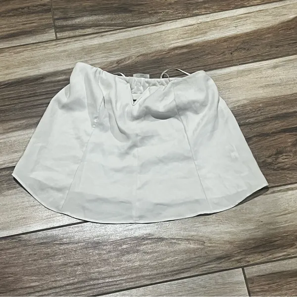 Intimately free people white strapless blouse Women M - Image 8