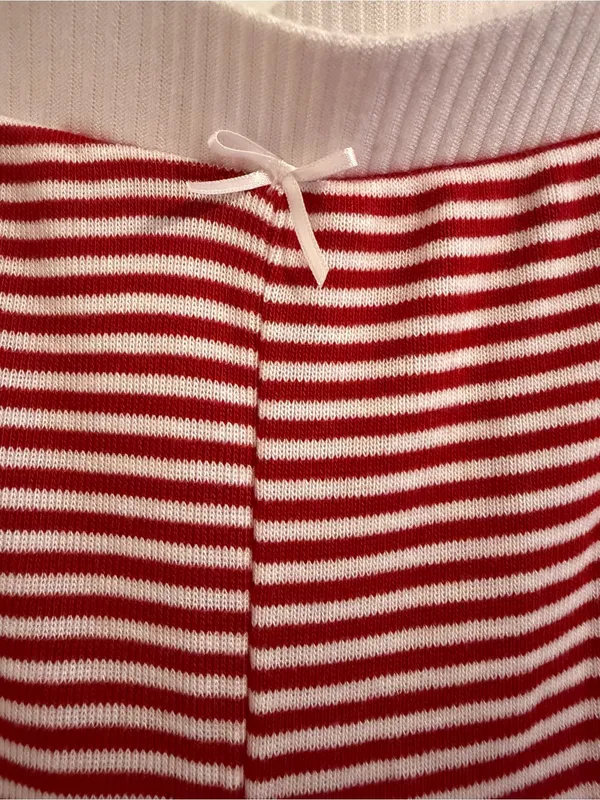 Rachel Ashwell Red White Striped Pajama Set‎ Women’s S/P Cozy Loungewear - Image 6