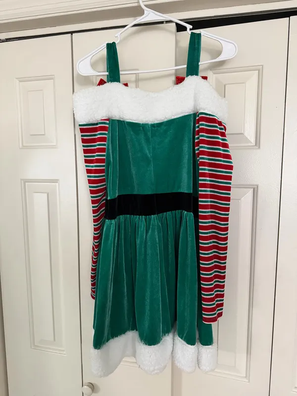 Christmas Dress Green Size M - Image 2