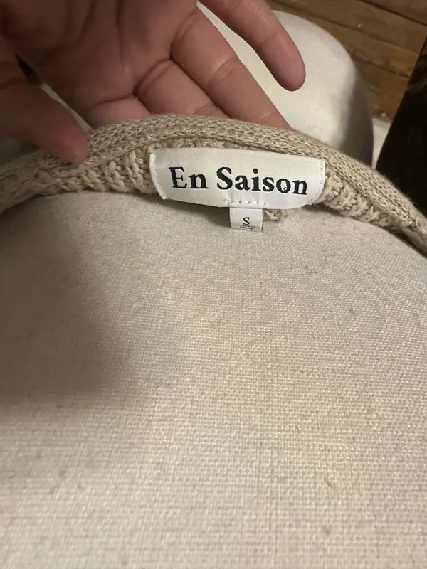 En Saison knit top Tan - Image 4