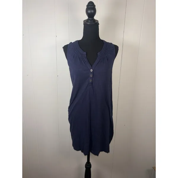 Lilly Pulitzer Essie Dress Womens Small Blue Pink Sleeveless Shift Sea Life‎ - Image 2