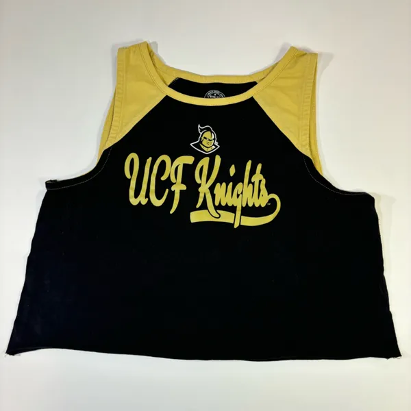 UCF Knights Black and Yellow Crop Top - Image 3