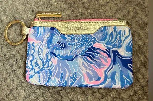 Lilly Pulitzer ID Holder Keychain - Image 3