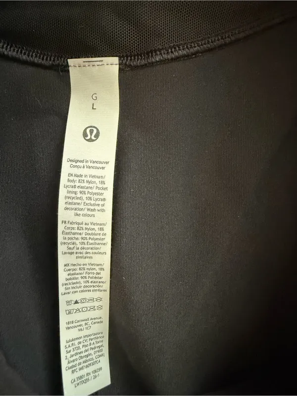 Lululemon Define Luon Micro Shorts size Large black NWT - Image 9