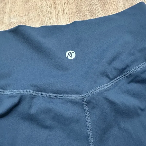 AYBL | Women's Blue Seamless High Waisted Workout Athletic Gym‎ Biker Shorts, M - Image 6
