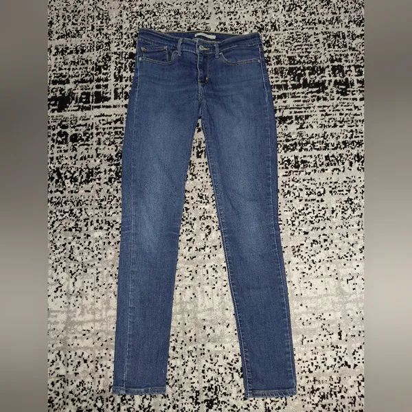 Levi’s 711 Skinny Jeans Size 27 Eternal Indigo Mid-Wash NWOT - Image 8