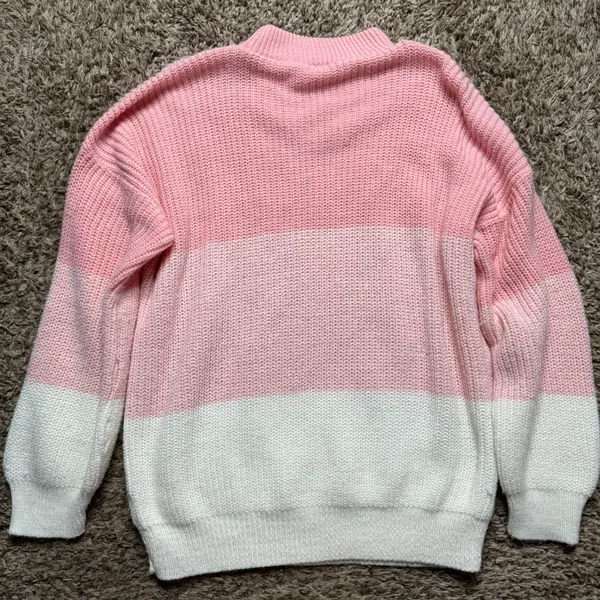 Knit Sweater Pink Size L - Image 3
