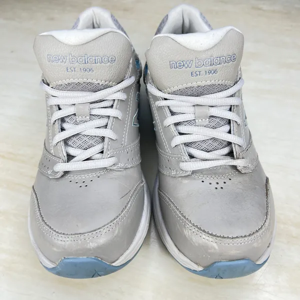 New Balance 928v3 Womens 7.5 Grey Leather Walking Shoes WW928GR3 - Image 3