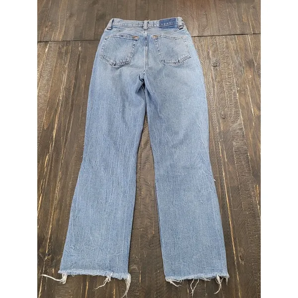 Abercrombie & Fitch Curve Love Ultra High Rise Ankle Straight Jeans Women’s 25/0 - Image 3