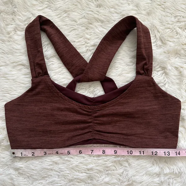 FP Movement Sports Bra Zen Again Bra Crisscross Back Brown M - Image 11