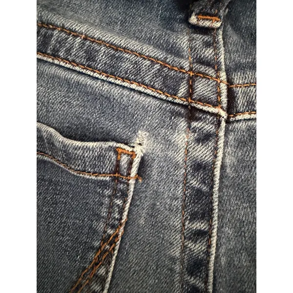 Wrangler Willow Mid Rise Straight‎ Leg Jeans Medium Wash Blue Denim Womens 30x31 - Image 5
